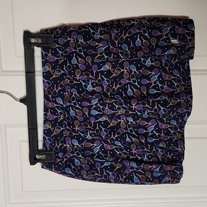 Prince Tennis Racquet Printed Skort/Skirt Size L